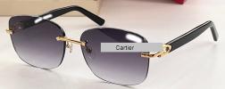  Cartier Тонкі квадратні безкаркасні сонцезахисні окуляри Cartier-375